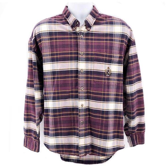 Guess plaid button down shirt 90s 1990s vintage - Picture 1 of 4